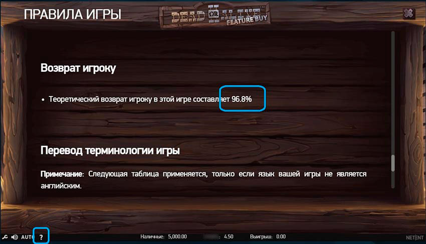 RTP в разделе помощь