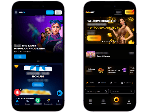 Интерфейс онлайн казино Европы